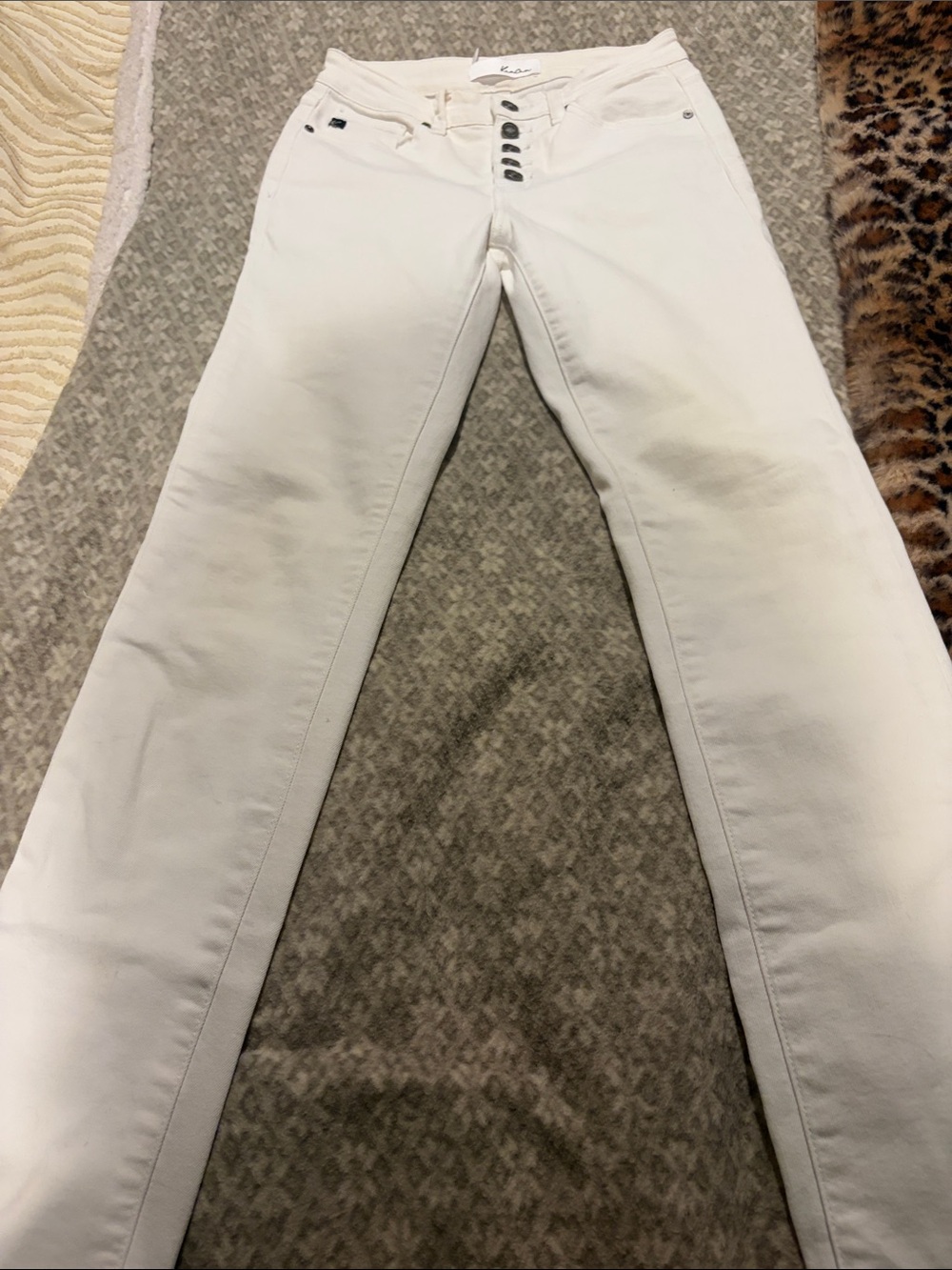 KanCan White high wasted stretch Skinny Jeans